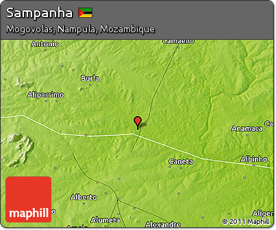 Physical 3D Map of Sampanha