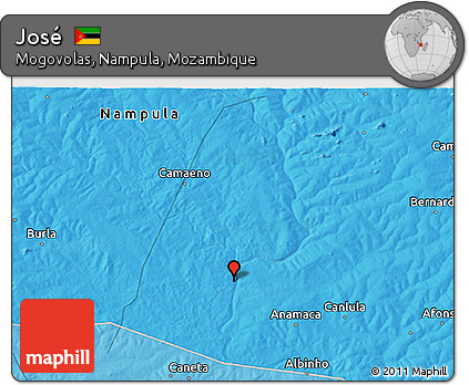 Political 3D Map of José