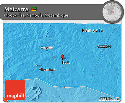 Political 3D Map of Maicarra