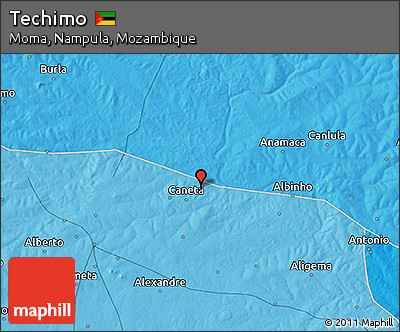 Political 3D Map of Techimo