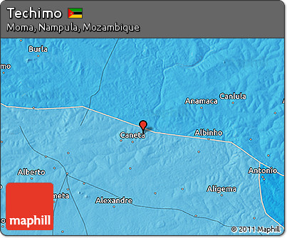Political 3D Map of Techimo