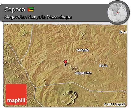 Satellite 3D Map of Capaca