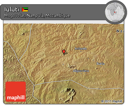 Satellite 3D Map of Iuluti