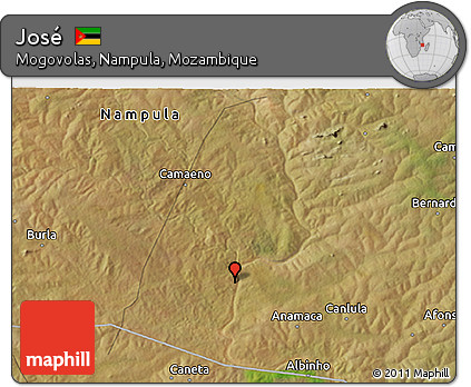 Satellite 3D Map of José