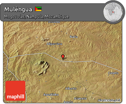 Satellite 3D Map of Mulêngua