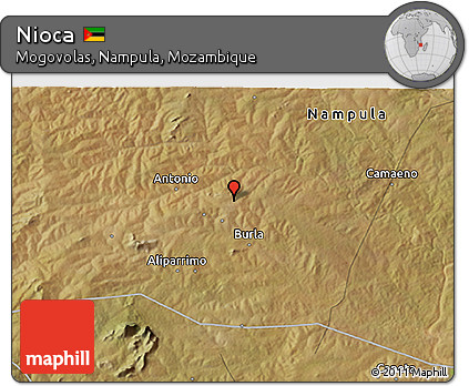Satellite 3D Map of Nioca