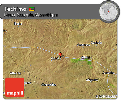 Satellite 3D Map of Techimo