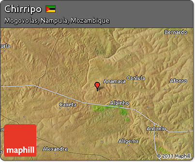 Satellite 3D Map of Chirripo