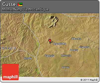 Satellite 3D Map of Cusse