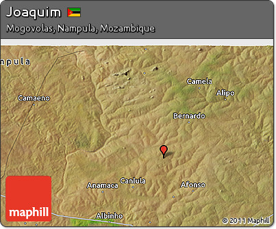 Satellite 3D Map of Joaquim