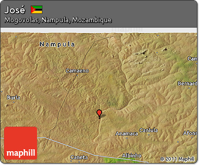 Satellite 3D Map of José