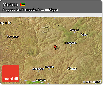 Satellite 3D Map of Metita
