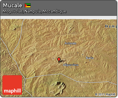 Satellite 3D Map of Mucale