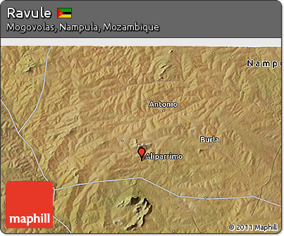 Satellite 3D Map of Ravule