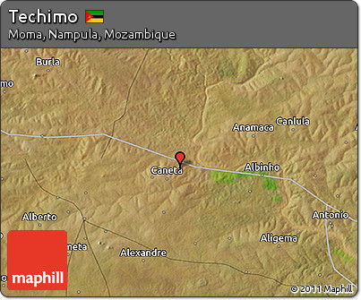 Satellite 3D Map of Techimo