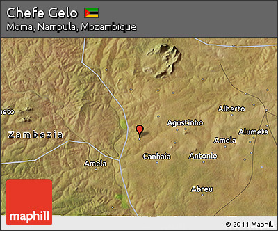 Satellite 3D Map of Chefe Gelo