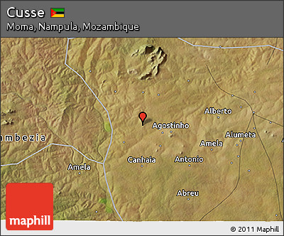 Satellite 3D Map of Cusse