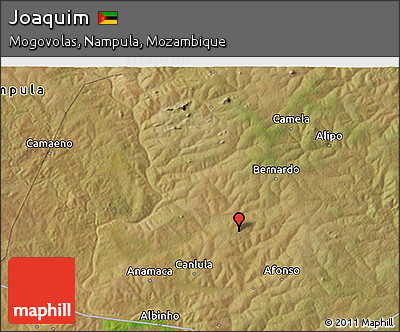 Satellite 3D Map of Joaquim