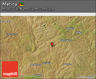 Satellite 3D Map of Metita