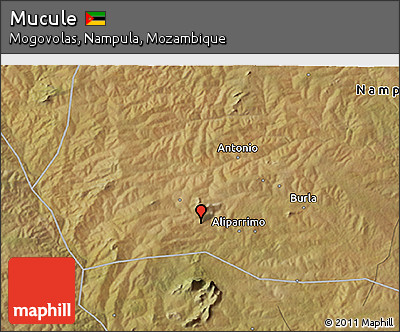 Satellite 3D Map of Mucule