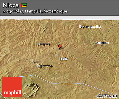 Satellite 3D Map of Nioca