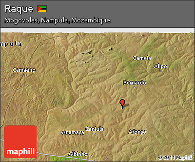 Satellite 3D Map of Raque