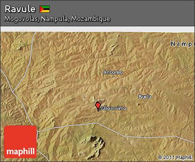 Satellite 3D Map of Ravule