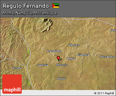 Satellite 3D Map of Régulo Fernando