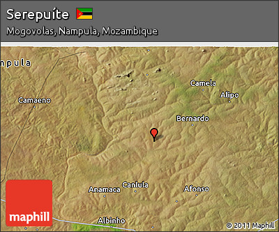Satellite 3D Map of Serepuíte