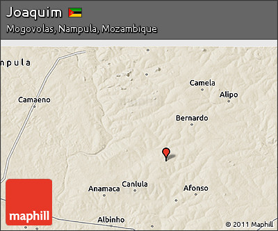 Shaded Relief 3D Map of Joaquim