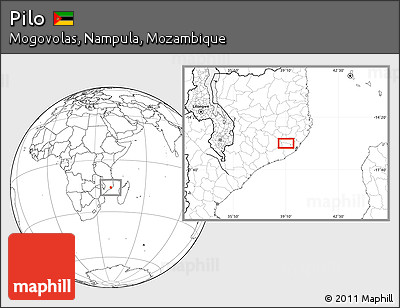 Blank Location Map of Pilo