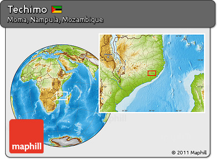 Physical Location Map of Techimo
