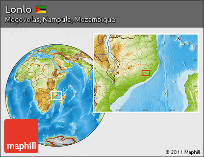 Physical Location Map of Lonlo
