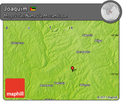 Physical Map of Joaquim