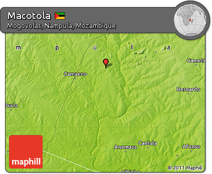 Physical Map of Macotola