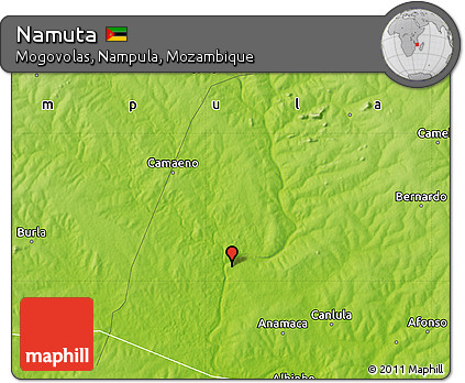 Physical Map of Namuta