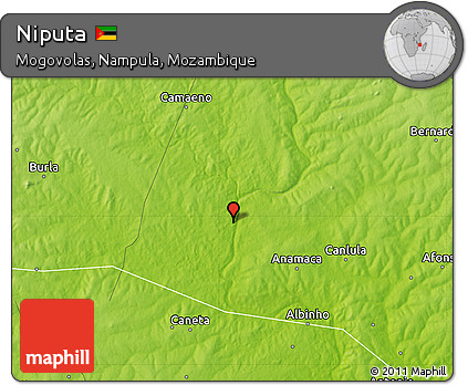 Physical Map of Niputa