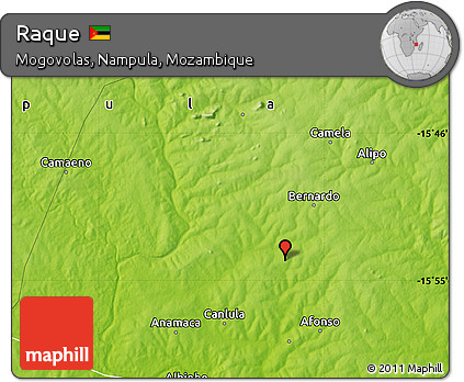 Physical Map of Raque