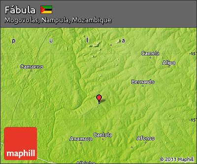Physical Map of Fábula