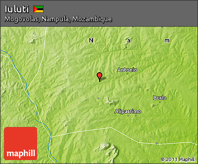 Physical Map of Iuluti