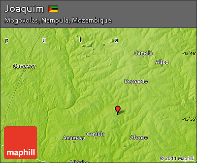 Physical Map of Joaquim