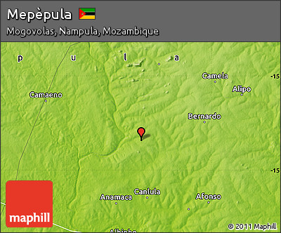 Physical Map of Mepèpula