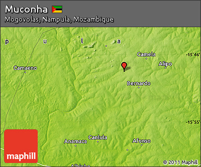 Physical Map of Muconha