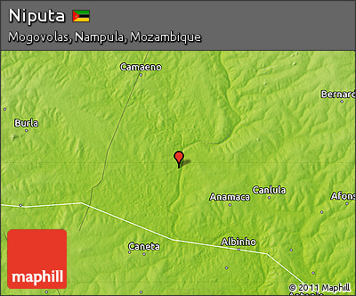Physical Map of Niputa