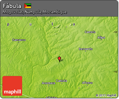 Physical Map of Fábula