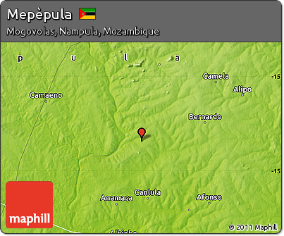 Physical Map of Mepèpula