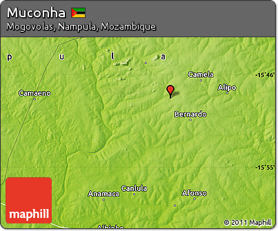 Physical Map of Muconha