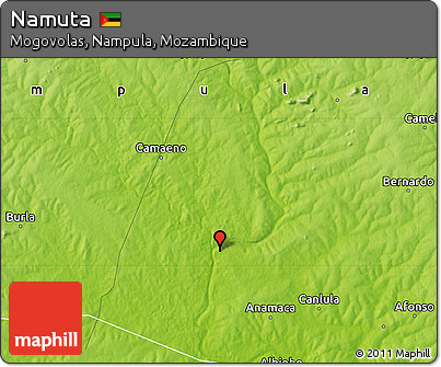 Physical Map of Namuta