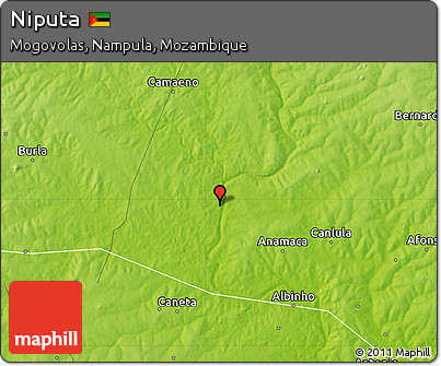 Physical Map of Niputa