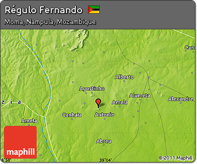 Physical Map of Régulo Fernando